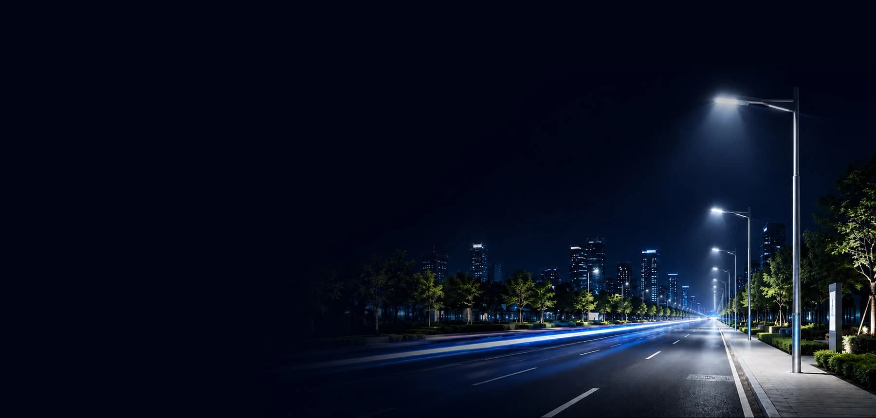 Rodovia com iluminação pública Danta Lux